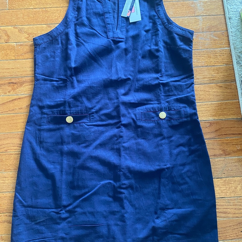 Vineyard Vines Blue Sheath Mini Dress